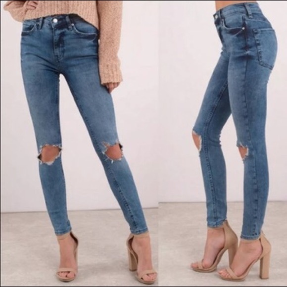 Free People Denim - NWOT Free People Busted Knee Skinny Stretch Jeans